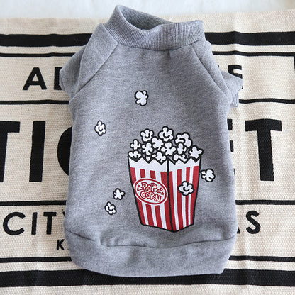 Popcorn chips Pet Dog Cat Clothes Winter Warm Dog Hoodies Jacket Coats Clothes For Dogs Cat Pet Clothing Small Large