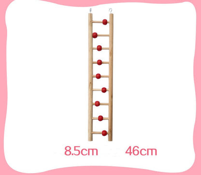 Parrot Bird With Toy Supplies Swing Ring Aerial Ladder Climbing Ladder