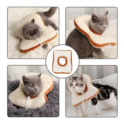 Adjustable Pet Neck Cone Recovery Pet Cat Recovery Collar Cat Soft Lemon Neck Cone Adjustable Pet E Collar After Surgery, Wound Healing Protective Cat Elizabethan Collar For Kitten & Puppy